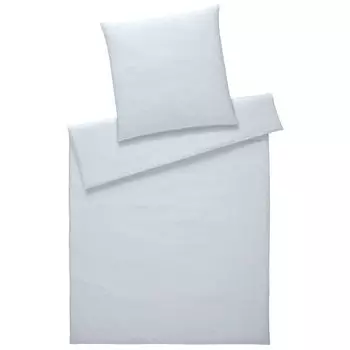 Элегантное постельное белье из жатого хлопка Стокгольм 135х200 см + 80х80 см небесно-голубой Elegante