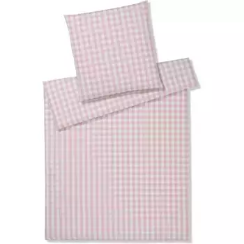 Элегантное постельное белье «Квадро», приятное к коже Elegante, цвет puder