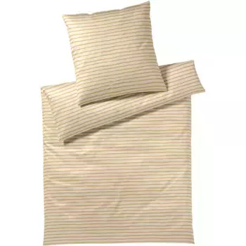 Элегантное постельное белье «Линии» приятное на коже Elegante, цвет Scotch