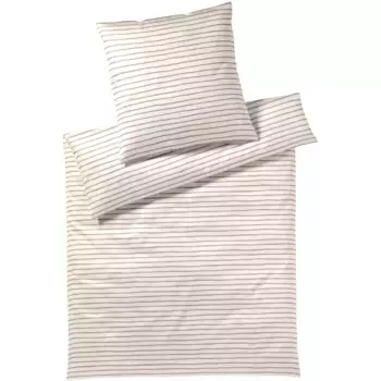 Элегантное постельное белье «Линии» приятное на коже Elegante, цвет natur