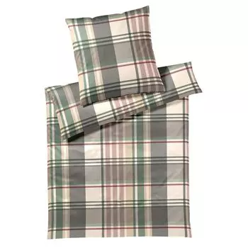 Элегантное постельное белье Mako из сатина Angle rouge 135х200 см + 80х80 см Elegante