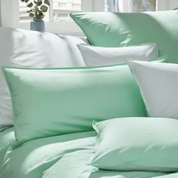 Элегантное постельное белье Mako из батиста Softie цвет мятный размер 240х220+2х80х80см Elegante