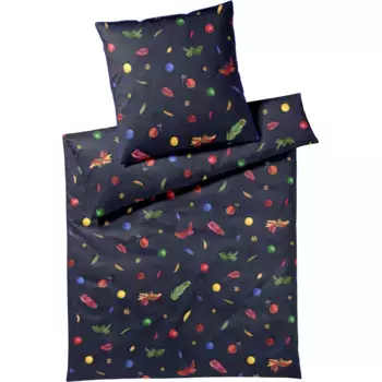 Элегантное постельное белье «Ноэль», приятное к коже Elegante, цвет Nachtblau