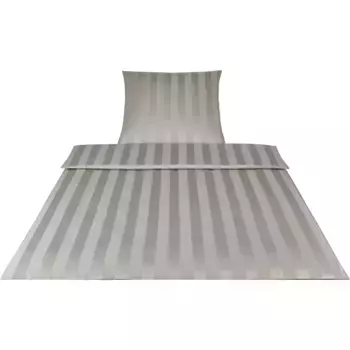 Элегантное постельное белье Noblesse в современном полосатом дизайне Elegante, цвет silberfarben