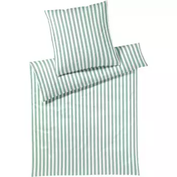 Элегантное постельное белье «Прямое», приятное к коже Elegante, цвет Salbei