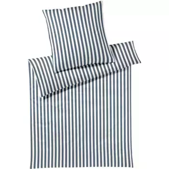 Элегантное постельное белье «Прямое», приятное к коже Elegante, цвет Navy