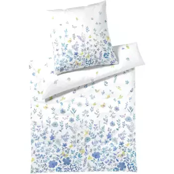 Элегантное постельное белье «Spring Fling», приятное ощущение на коже Elegante, цвет blau