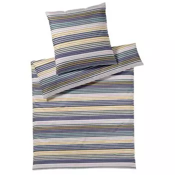 Элегантное трикотажное постельное белье Mako Rio сиреневая наволочка одинарная 40х80 см Elegante