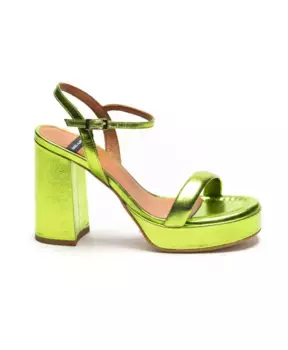 Элегантные босоножки Angel Alarcon, зеленый