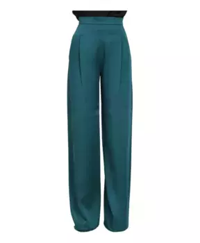 Элегантные брюки аттила Max Mara, зеленый