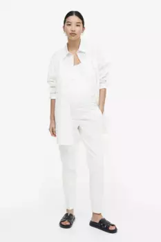 Элегантные брюки H&M, белый