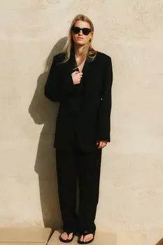 Элегантные брюки H&M, черный