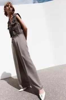 Элегантные брюки H&M, серый