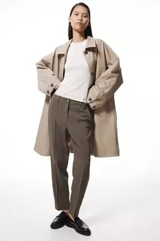 Элегантные брюки H&M, зеленый