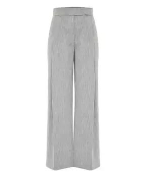 Элегантные брюки палаццо со складками Kocca, серый