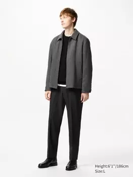 Элегантные брюки по щиколотку Uniqlo, цвет 09 черный