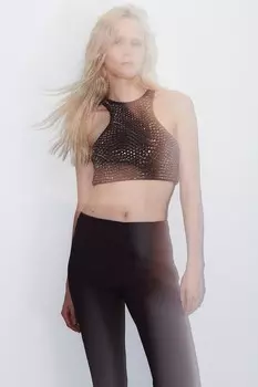 Элегантные брюки приталенного кроя H&M, фиолетовый