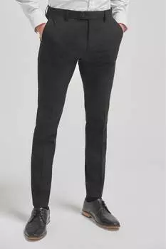 Элегантные брюки стрейч Next, черный