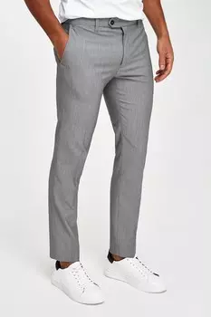 Элегантные брюки стрейч Next, серый