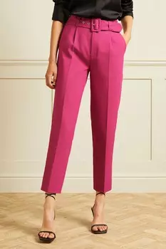 Элегантные брюки строгого кроя Love & Roses, розовый