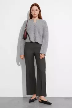 Элегантные брюки укороченной длины & Other Stories, серый