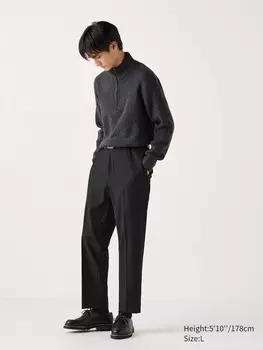 Элегантные брюки Uniqlo, черный