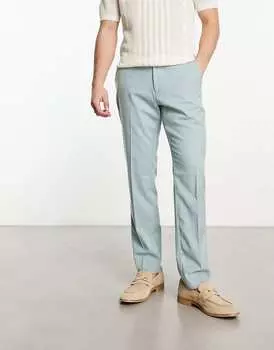 Элегантные брюки узкого кроя цвета шалфея New Look