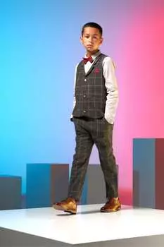 Элегантные брюки Зеленые в клетку Apollo Angel & Rocket, зеленый