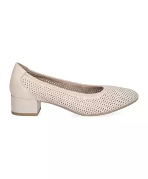 Элегантные деловые туфли бежевого цвета с закрытым носком Caprice, бежевый
