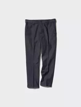 Элегантные джинсовые брюки длиной до щиколоток Uniqlo, цвет 69 синий