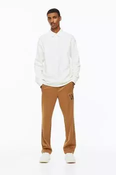 Элегантные джоггеры Regular Fit H&amp;M, темно-бежевый/w