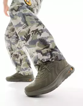Элегантные кроссовки Skechers Bobs Unity Revived оливкового цвета
