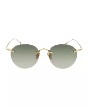 Элегантные круглые металлические солнцезащитные очки Eyepetizer, желтый