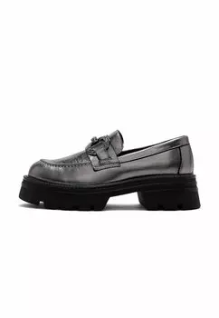 Элегантные лоферы Derimod, платиново-серый