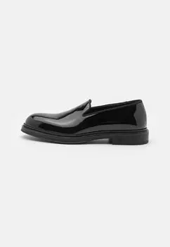 Элегантные лоферы Emporio Armani, черные