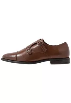 Элегантные лоферы Pier One, коньяк