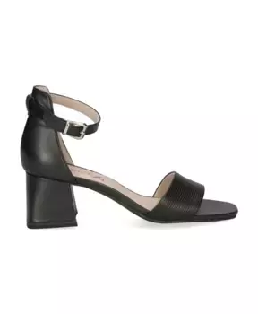 Элегантные открытые босоножки на плоской подошве Caprice, черный