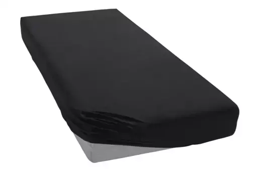 Элегантные приталенные простыни "Мако-Джерси", высокое качество с содержанием эластана Elegante 140-160х200-220 см, 1 шт., черный