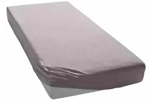 Элегантные приталенные простыни "Мако-Джерси", высокое качество с содержанием эластана Elegante 120-130х200-220 см, 1 шт., цвет silberfarben