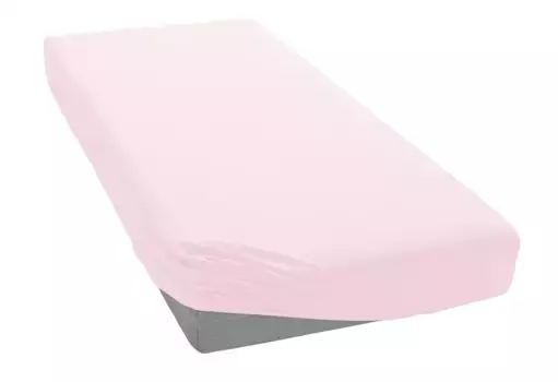 Элегантные приталенные простыни "Мако-Джерси", высокое качество с содержанием эластана Elegante 120-130х200-220 см, 1 шт., цвет ros