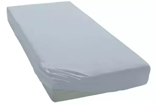 Элегантные приталенные простыни "Мако-Джерси", высокое качество с содержанием эластана Elegante 140-160х200-220 см, 1 шт., цвет ciel