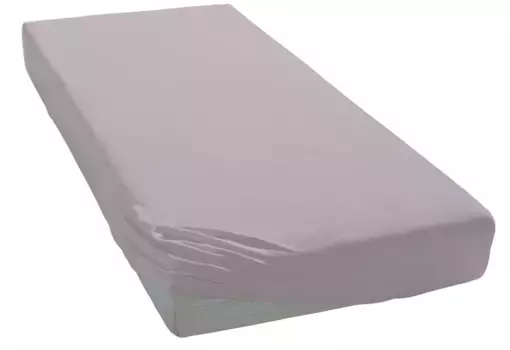 Элегантные приталенные простыни "Мако-Джерси", высокое качество с содержанием эластана Elegante 90-100х200-220 см, 1 шт., светло-серый