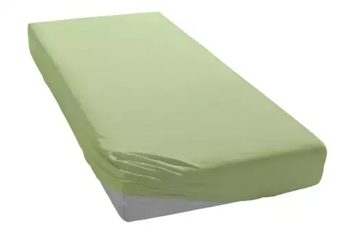Элегантные приталенные простыни "Мако-Джерси", высокое качество с содержанием эластана Elegante 90-100х200-220 см, 1 шт., оливковый