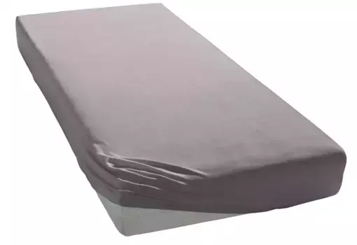 Элегантные приталенные простыни "Уни крученый трикотаж" из высококачественной пряжи Elegante 90-100х200-220 см, 1 шт., цвет anthrazit