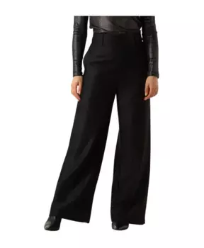 Элегантные широкие брюки My Essential Wardrobe, черный