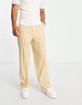 Элегантные широкие брюки с камнем ASOS DESIGN