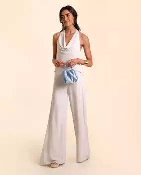 Элегантные широкие женские брюки The-Are, бежевый