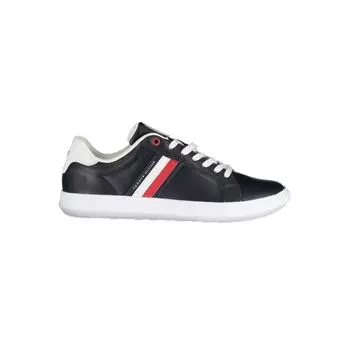 Элегантные синие кроссовки на шнуровке с контрастными деталями Tommy Hilfiger