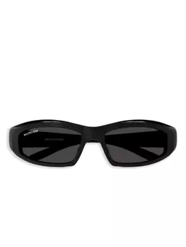 Элегантные солнцезащитные очки Balenciaga Eyewear, черный