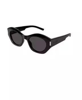 Элегантные солнцезащитные очки с защитой от ультрафиолета Saint Laurent, черный